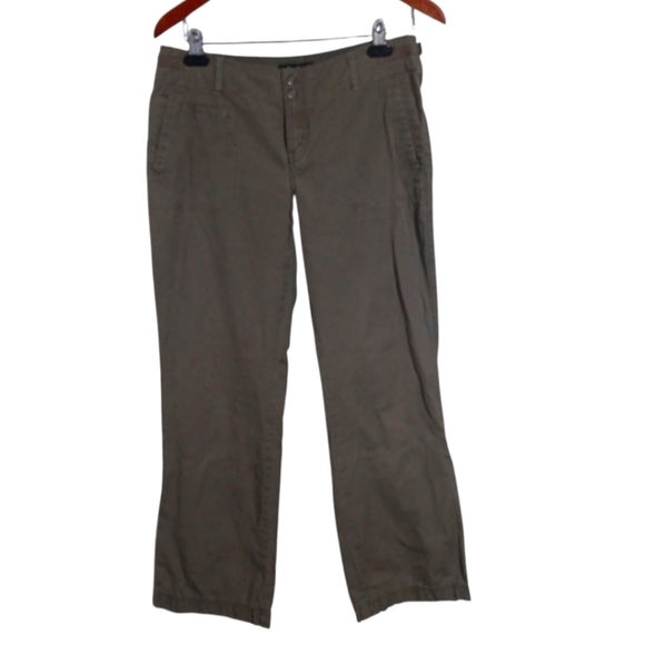 Eddie Bauer Mercer Fit Sage Green Convertible Length Pant Size 8 Petite - Picture 1 of 7